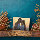 LIEBE SIE Foto Handgeschriebenes Skriptherz Fotoplatte (Seite)