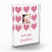 Liebe Sie Foto- und Rosa Herz Foto Block (Links)