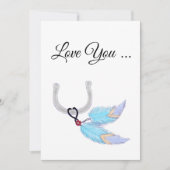 Liebe Sie fühlen Dankeskarte (Vorderseite)