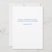 Liebe Sie fühlen Dankeskarte (Rückseite)