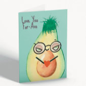 Liebe Sie für Avo Valentines Karte