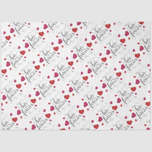 Liebe Sie für immer Gewebe Papier (Vorderseite)