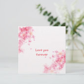 Liebe Sie für immer Karte (Stehend Vorderseite)