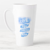 Liebe Sie für immer Mama Cloud Blue Happy Mutterta