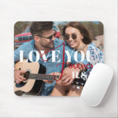 Liebe Sie für immer Moderne Valentine Maßgeschneid Mousepad (Mit Mouse)