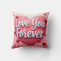 Liebe Sie für immer Pillow - Valentinstag Geschenk