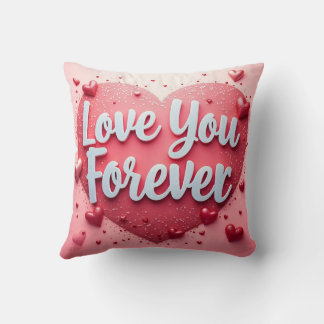 Liebe Sie für immer Pillow - Valentinstag Geschenk Kissen