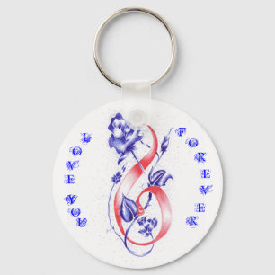 Liebe Sie für immer Schlüsselanhänger