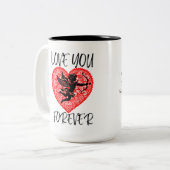 Liebe Sie für immer Tasse (Vorderseite Links)