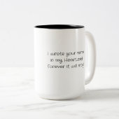 Liebe Sie für immer Tasse (VorderseiteRechts)