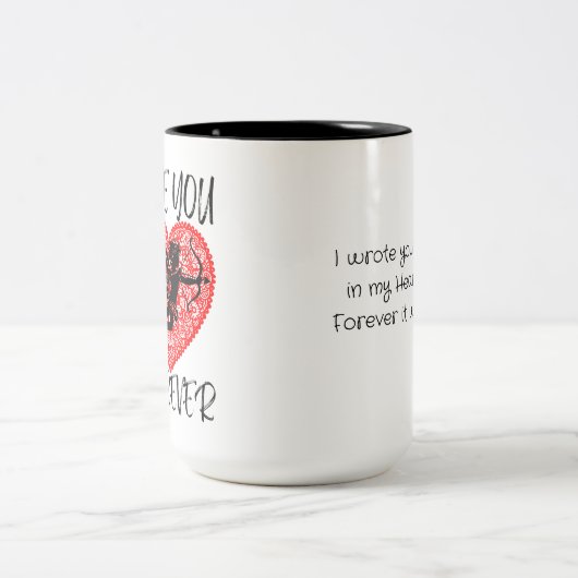 Liebe Sie für immer Tasse (Mittel)