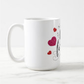 Liebe Sie für immer Valentinstag Kaffee Tasse (Links)