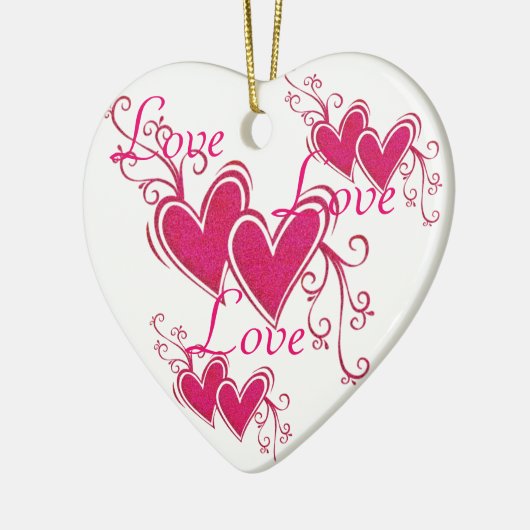 Liebe Sie Geschenk Sammlung Keramik Ornament (Links)