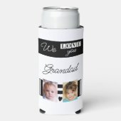 Liebe Sie Großbuchstaben 4 Foto weiß und schwarz Selters Dosenkühler (Seltzer Vorderseite)