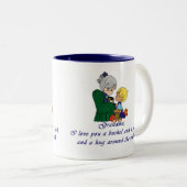 Liebe Sie Großmutter! Zweifarbige Tasse (VorderseiteRechts)