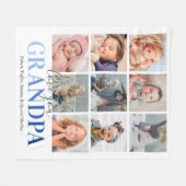 Liebe Sie Großvater Familie Foto Fleecedecke (Vorderseite (Horizontal))