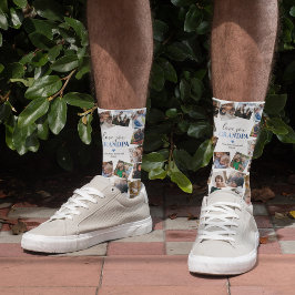 Liebe Sie Großvater Foto Collage Socken