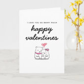 Liebe Sie haben viel Herzvergnügen Valentinstag Karte (Gelbe Blume)