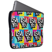 Liebe Sie: Handschrift Valentine Laptopschutzhülle (Vorne Rechts)
