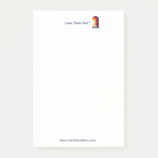 Liebe sie heraus Post it Note Post-it Klebezettel (Vorderseite)