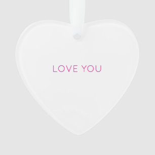 LIEBE SIE Herz Moderne Typografie Ornament