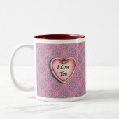 Liebe Sie Herzen Zweifarbige Tasse (Links)