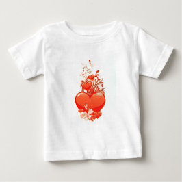 Liebe Sie Herzvalentine Romantische Liebe Baby T-shirt