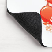 Liebe Sie Herzvalentine Romantische Liebe Mousepad (Ecke)