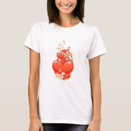 Liebe Sie Herzvalentine Romantische Liebe T-Shirt