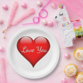 Liebe Sie hören Paper-Teller Pappteller (Party)