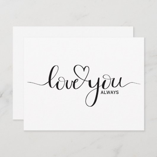 Liebe Sie immer Jubiläum Valentinstag (Vorne/Hinten)