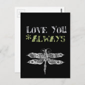 Liebe Sie immer Tafel Postkarte (Vorne/Hinten)