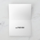 "LIEBE" SIE **IMMER UND VORÜBER** LIEBE KARTE (Innenseite)