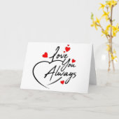 "LIEBE" SIE **IMMER UND VORÜBER** LIEBE KARTE (Gelbe Blume)