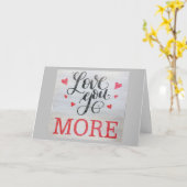 LIEBE SIE ***JEDEN TAG MEHR*** BIRTHTAGKARTE KARTE (Gelbe Blume)