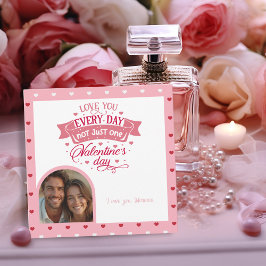 Liebe Sie jeden Tag nicht nur einen Tag Adorable W Feiertagskarte