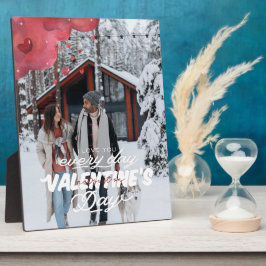 Liebe Sie jeden Tag | Valentine Couple's Foto Fotoplatte