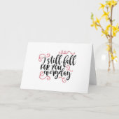 LIEBE SIE JETZT, LIEBE SIE IMMER LIEBE KARTE (Gelbe Blume)