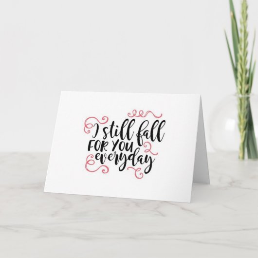 LIEBE SIE JETZT, LIEBE SIE IMMER LIEBE KARTE (Vorderseite)