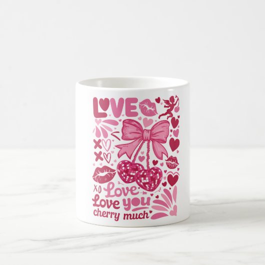 Liebe Sie Kirry viel Valentinstag Kaffeetasse (Mittel)