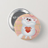 Liebe Sie Kittyknopf Button (Vorne & Hinten)