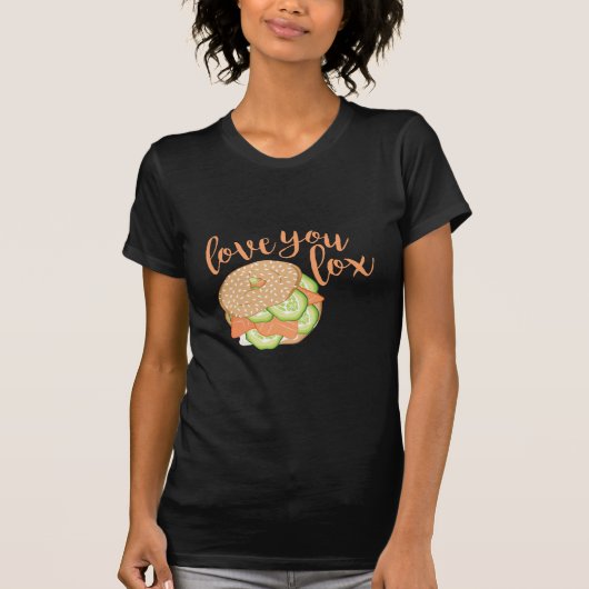 Liebe Sie Lachs T-Shirt (Vorderseite)