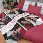 Liebe Sie lieben 5 Foto Fleecedecke<br><div class="desc">Zeigen Sie Ihren besonderen Jungen, wie wichtig Ihnen dieses einmalige Valentinstag-Geschenk ist. Unsere Liebe You Lots Foto Fleece Blanket bietet Ihre Lieblings-5-Fotos in lebhaften Farben auf einem luxuriösen, weichen Fleece Material gedruckt. Sie können Fotos von besonderen Momenten, die Sie beide geteilt haben, anzeigen lassen und dadurch eine einzigartige Decke schaffen,...</div>