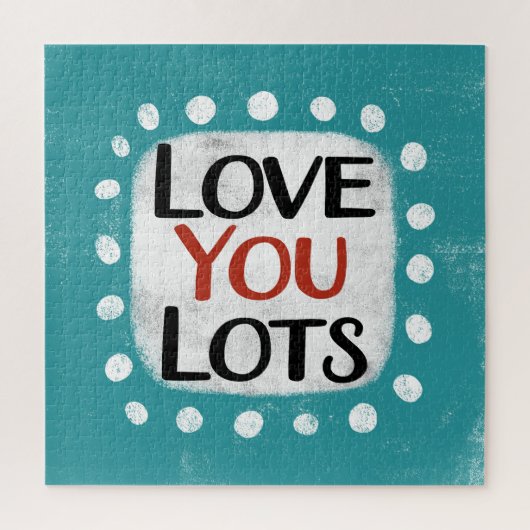 Liebe Sie lieben Jigsaw Puzzle (Vertikal)