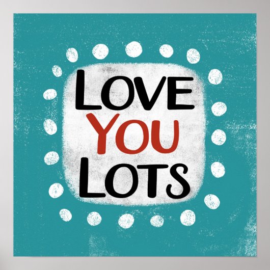 Liebe Sie lieben Poster Wall Art (Vorne)