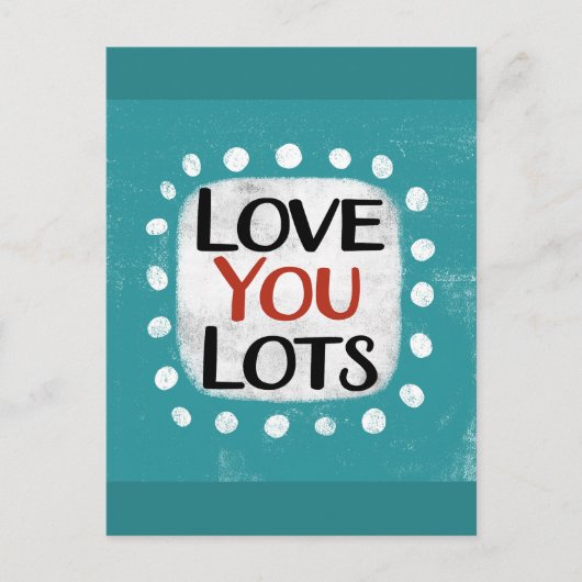 Liebe Sie lieben Postkarte (Vorderseite)