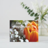 Liebe Sie Ma!Happy Mütter Day Postkarte (Stehend Vorderseite)