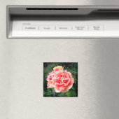 Liebe Sie Mama Anführungsskript rosa Blume Foto Magnet (In Situ (Geschirrspüler))