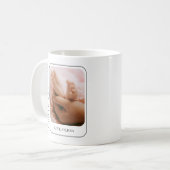 Liebe Sie Mama Baby Foto Moderne einfache Mütter T Kaffeetasse (Vorderseite Links)