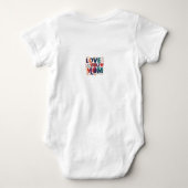 LIEBE SIE MAMA BABY STRAMPLER (Rückseite)